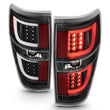 Load image into Gallery viewer, ANZO 2009-2013 Ford F-150 LED Taillights Black - Additional View 5