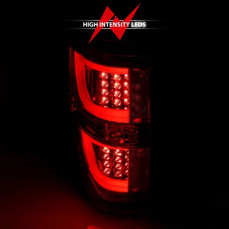 ANZO 2009-2013 Ford F-150 LED Taillights Black - Additional View 12