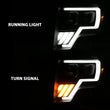 Load image into Gallery viewer, ANZO 2009-2013 Ford F-150 Projector Light Bar G4 Switchback H.L.Black Amber - Additional View 7