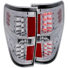 Load image into Gallery viewer, ANZO 2009-2014 Ford F-150 LED Taillights Chrome - Main Product View