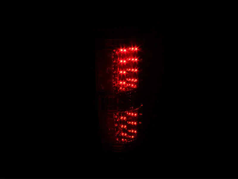 ANZO 2009-2014 Ford F-150 LED Taillights Chrome - Side View