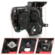Load image into Gallery viewer, ANZO 2009-2014 Ford F-150 Projector Headlight Plank Style Chrome Amber - Additional View 6