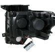 Load image into Gallery viewer, ANZO 2009-2014 Ford F-150 Projector Headlights w/ Halo Black (CCFL) G2 - Side View