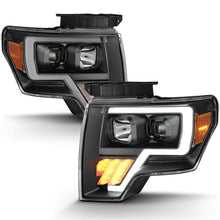 Load image into Gallery viewer, ANZO 2009-2014 Ford F-150 Projector Light Bar G4 H.L. Black Amber - Additional View 5