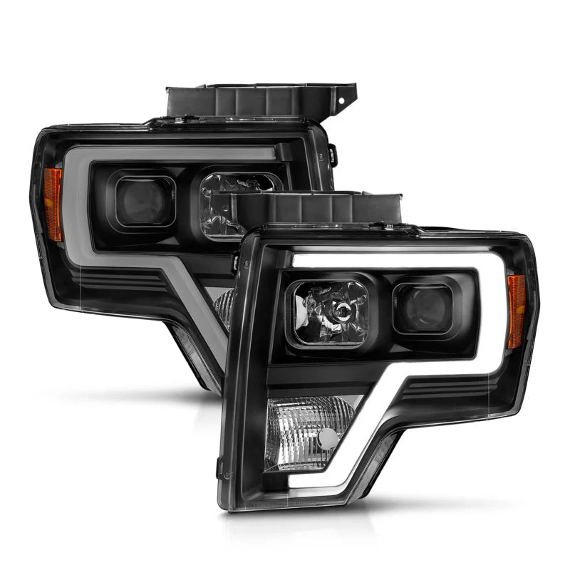 ANZO 2009-2014 Ford F-150 Projector Light Bar H.L Black Amber - Additional View 7