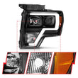 Load image into Gallery viewer, ANZO 2009-2014 Ford F-150 Projector Light Bar H.L Black Amber - Additional View 9