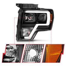 Load image into Gallery viewer, ANZO 2009-2014 Ford F-150 Projector Light Bar H.L Black Amber - Additional View 9