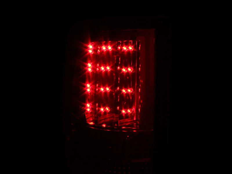 ANZO 2009-2015 Dodge Ram 1500 LED Taillights Black - Side View