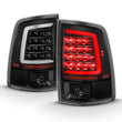 Load image into Gallery viewer, ANZO 2009-2018 Dodge Ram 1500 LED Taillight Plank Style Black w/Clear Lens - Back View