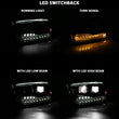 Load image into Gallery viewer, ANZO 2009-2018 Dodge Ram 1500 Led Projector Plank Style Switchback H.L Halo Black Amber (OE Style) - Additional View 6