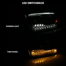 Load image into Gallery viewer, ANZO 2009-2018 Dodge Ram 1500 Projector H.L. Switchback Black Amber - Additional View 7
