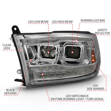 Load image into Gallery viewer, ANZO 2009-2018 Dodge Ram 1500 Projector H.L. Switchback Black Amber - Additional View 9