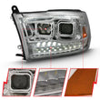 Load image into Gallery viewer, ANZO 2009-2018 Dodge Ram 1500 Projector H.L. Switchback Chrome Amber - Additional View 12