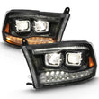 Load image into Gallery viewer, ANZO 2009-2018 Dodge Ram 1500 Projector H.L. Switchback Chrome Amber - Additional View 13