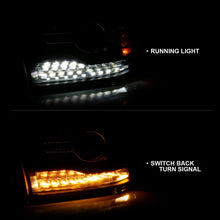 Load image into Gallery viewer, ANZO 2009-2018 Dodge Ram 1500 Projector Headlights Plank Style Halo w/Switchback Matte Black - Additional View 6