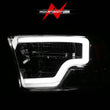 Load image into Gallery viewer, ANZO 2009-2020 Dodge Ram 1500 Full LED Square Projector Headlights w/ Chrome Housing Chrome Amber - Additional View 5