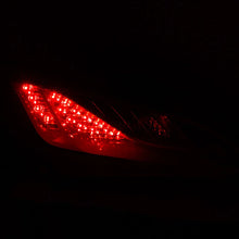 Load image into Gallery viewer, ANZO 2010-2013 Hyundai Genesis LED Taillights Red/Clear - Side View
