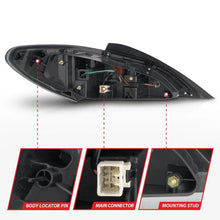 Load image into Gallery viewer, ANZO 2010-2013 Hyundai Genesis LED Taillights Red/Clear - Back View
