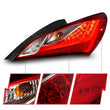 Load image into Gallery viewer, ANZO 2010-2013 Hyundai Genesis LED Taillights Red/Clear - Additional View 7
