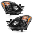 Load image into Gallery viewer, ANZO 2010-2013 Nissan Altima Projector Headlight Black (Halogen Type) - Main Product View