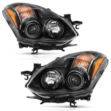 Load image into Gallery viewer, ANZO 2010-2013 Nissan Altima Projector Headlight Black (Halogen Type) - Main Product View