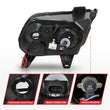 Load image into Gallery viewer, ANZO 2010-2014 Ford Mustang Projector Headlights w/ Halo Black (CCFL) - Additional View 6