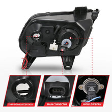 Load image into Gallery viewer, ANZO 2010-2014 Ford Mustang Projector Headlights w/ Halo Black (CCFL) - Additional View 6