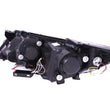 Load image into Gallery viewer, ANZO 2011-2013 Kia Optima Projector Headlights w/ Halo Black (CCFL) - Side View