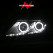 Load image into Gallery viewer, ANZO 2011-2013 Kia Optima Projector Headlights w/ Halo Black (CCFL) - Additional View 10