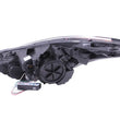 Load image into Gallery viewer, ANZO 2011-2014 Hyundai Elantra Projector Headlights w/ Halo Black (CCFL) - Detail View