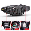 Load image into Gallery viewer, ANZO 2012-2015 BMW 3 Series Projector Headlights w/ U-Bar Black - Additional View 9