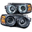 Load image into Gallery viewer, ANZO 2012-2015 Chevrolet Sonic Projector Headlights w/ Halo Black (CCFL) - Main Product View