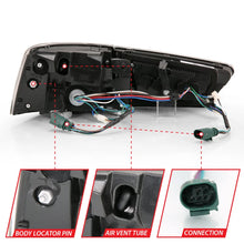 Load image into Gallery viewer, ANZO 2012-2018 Audi A6 LED Taillight Black Housing Red/Clear Lens 4 pcs (Sequential Signal) - Additional View 6