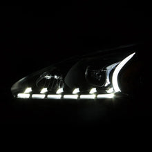 Load image into Gallery viewer, ANZO 2013-2014 Nissan Altima Projector Headlights w/ Plank Style Design Black - Side View