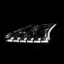 Load image into Gallery viewer, ANZO 2013-2014 Nissan Altima Projector Headlights w/ Plank Style Design Chrome - Side View