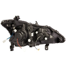 Load image into Gallery viewer, ANZO 2013-2014 Nissan Altima Projector Headlights w/ Plank Style Design Chrome - Detail View