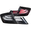 Load image into Gallery viewer, ANZO 2013-2015 Honda Civic LED Taillights Black - Main Product View