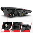 Load image into Gallery viewer, ANZO 2013-2015 Hyundai Genesis Projector Headlights w/ Plank Style Design Black (HID Compatible) - Additional View 8