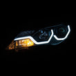 Load image into Gallery viewer, ANZO 2013-2015 Toyota Rav4 Projector Headlights w/ Plank Style Design Black - Side View