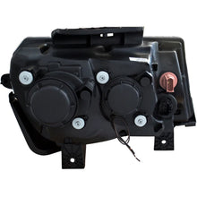 Load image into Gallery viewer, ANZO 2014-2015 Chevrolet Camaro Projector Headlights w/ U-Bar Black - Detail View