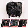 Load image into Gallery viewer, ANZO 2014-2015 Gmc Sierra 1500HD Projector Plank Style Headlight Black W/ Drl - Additional View 5