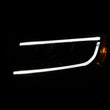 Load image into Gallery viewer, ANZO 2014-2015 Jeep Grand Cherokee Projector Headlights w/ Plank Style Design Black - Back View