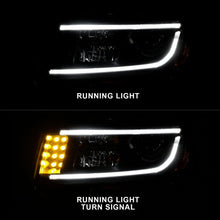 Load image into Gallery viewer, ANZO 2014-2015 Jeep Grand Cherokee Projector Headlights w/ Plank Style Design Black - Additional View 7