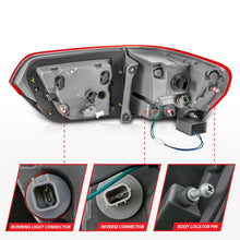 Load image into Gallery viewer, ANZO 2014-2016 Jeep Grand Cherokee LED Taillights Red/Clear - Additional View 6