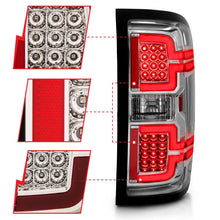 Load image into Gallery viewer, ANZO 2014-2018 Chevy Silverado 1500 LED Taillights Chrome - Side View