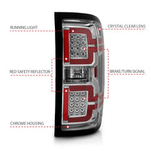 Load image into Gallery viewer, ANZO 2014-2018 Chevy Silverado 1500 LED Taillights Chrome - Additional View 7