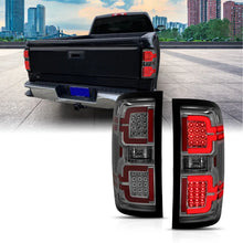 Load image into Gallery viewer, ANZO 2014-2018 Chevy Silverado 1500 LED Taillights Smoke - Back View