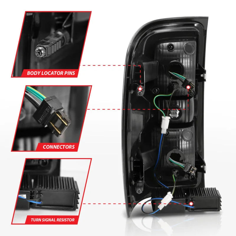 ANZO 2014-2018 Chevy Silverado 1500 LED Taillights Smoke - Additional View 5