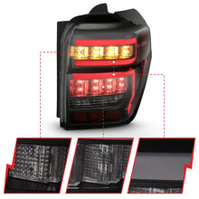 Load image into Gallery viewer, ANZO 2014-2020 Toyota 4Runner T.L Black Housing Smoke Lens Red Light Bar W/Sequential - Side View