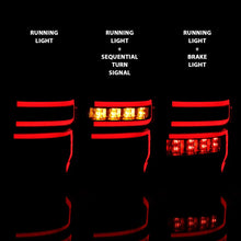 Load image into Gallery viewer, ANZO 2014-2020 Toyota 4Runner T.L Black Housing Smoke Lens Red Light Bar W/Sequential - Installation View